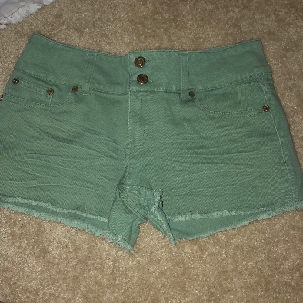 Green shorts